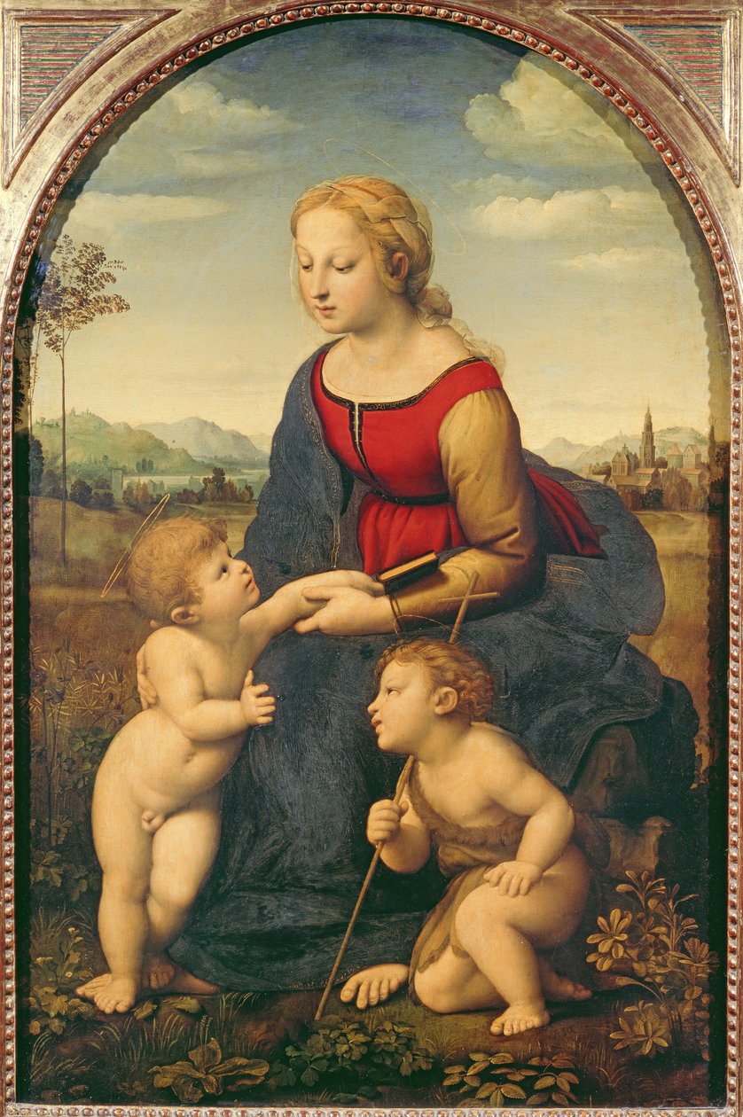 A bela Jardineira de Raffaello Sanzio Raphael