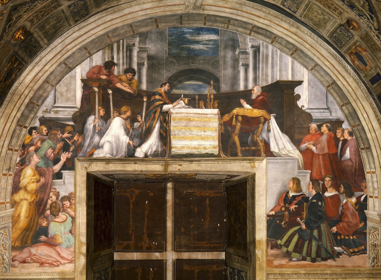 Missa de Bolsena de Raffaello Sanzio Raphael