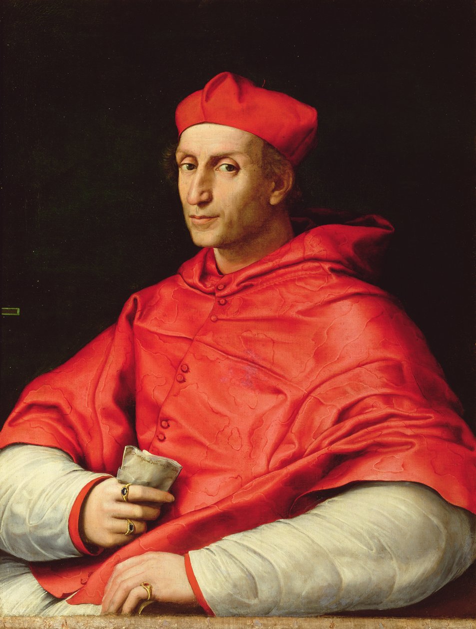 Retrato do Cardeal Dovizzi de Bibbiena (1470-1520) de Raffaello Sanzio Raphael