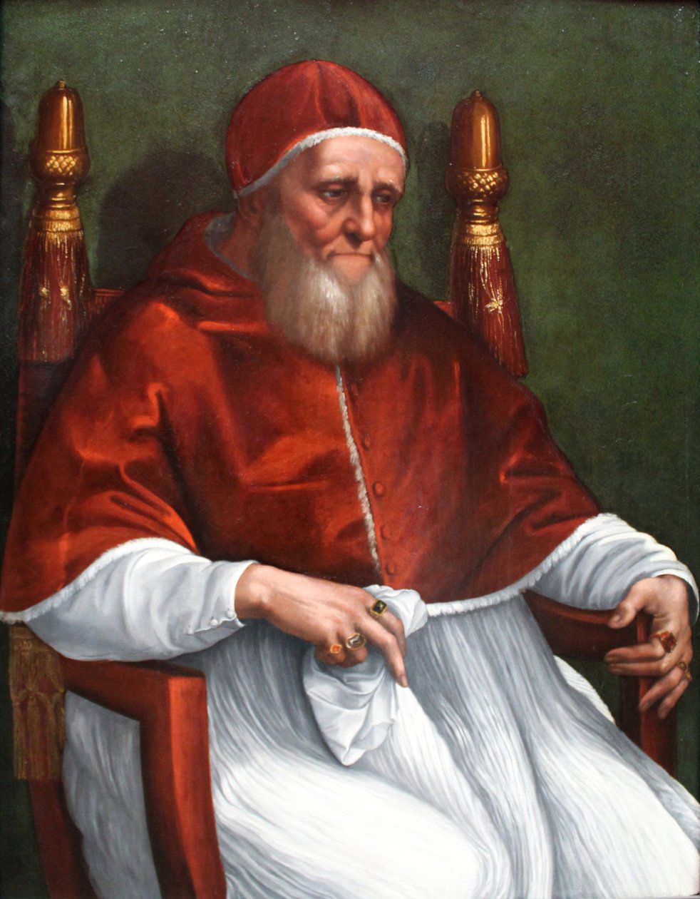 Retrato do Papa Júlio II de Raffaello Sanzio Raphael