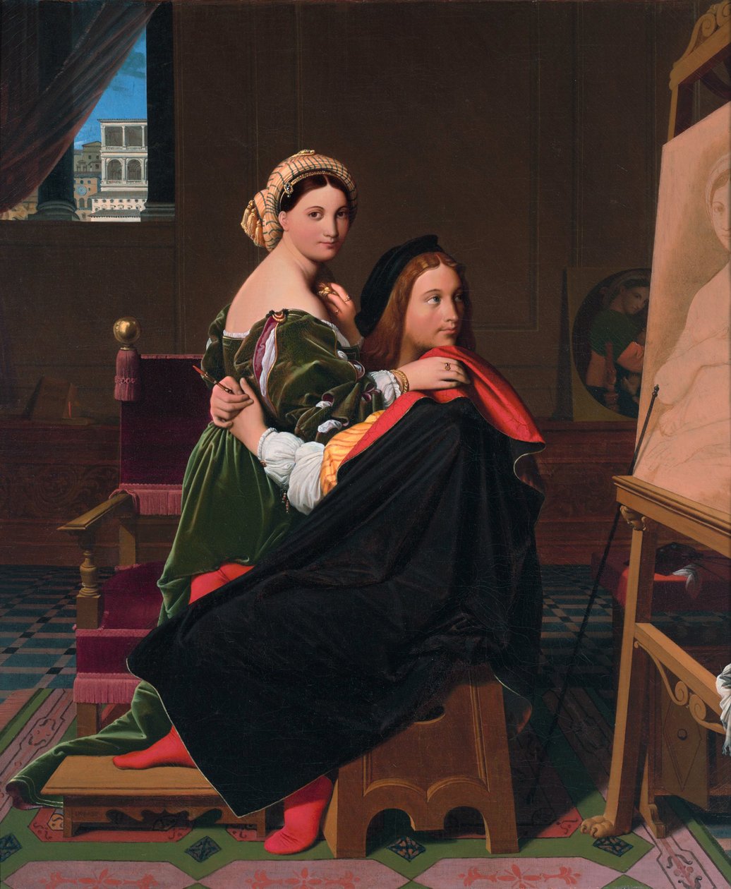 Rafael e a Fornarina de Raffaello Sanzio Raphael