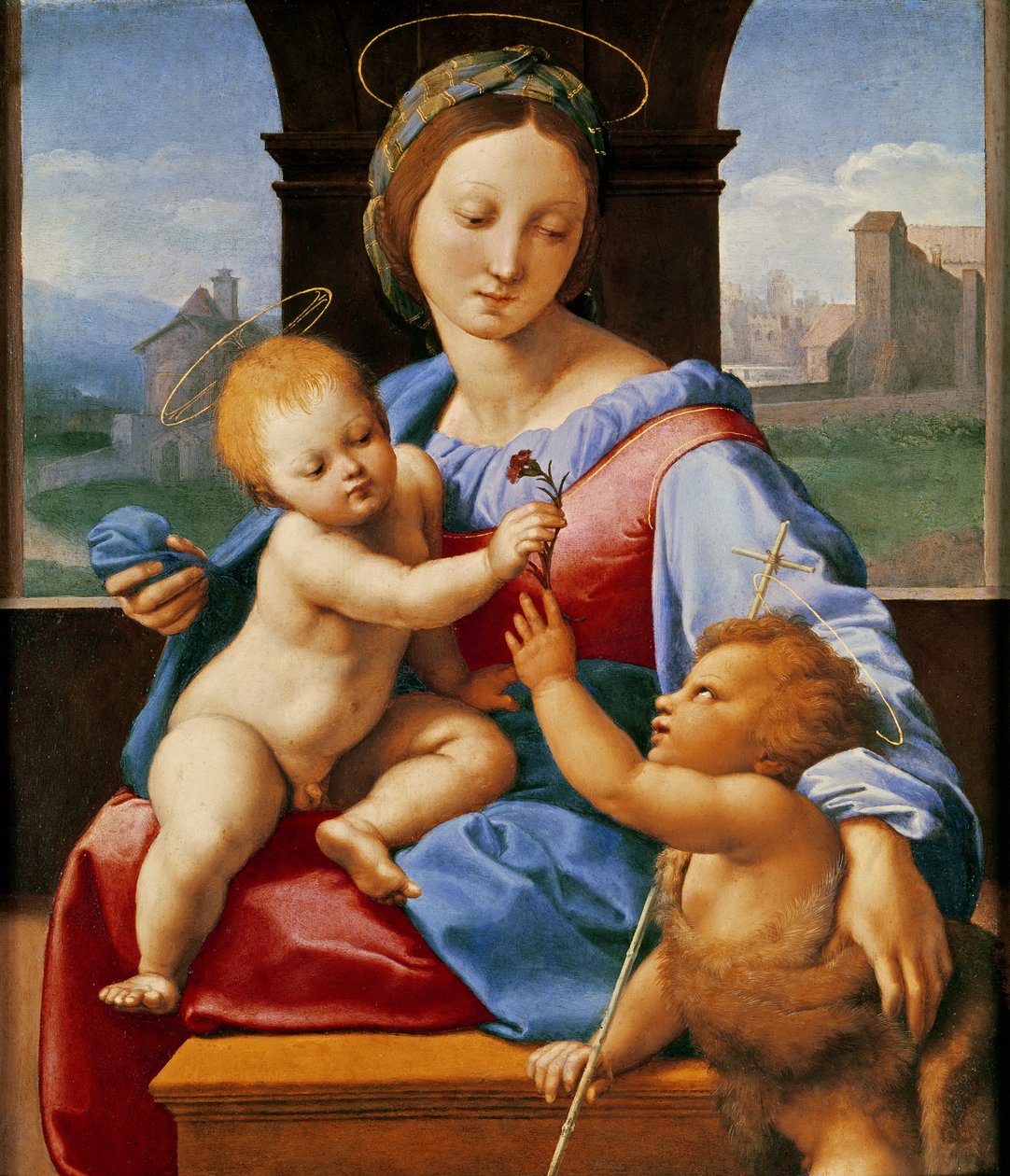 A Madonna de Aldobrandini ou a Madonna de Garvagh, c.1509-10 de Raffaello Sanzio Raphael