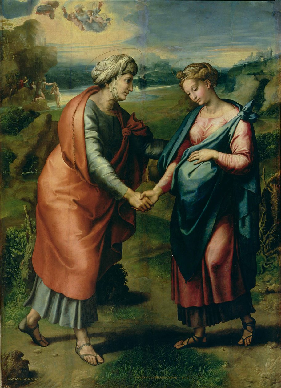 A visitação de Raffaello Sanzio Raphael
