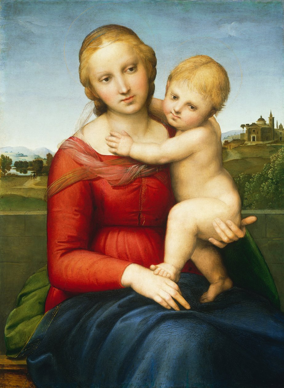 O Pequeno Cowper Madonna de Raffaello Sanzio Raphael