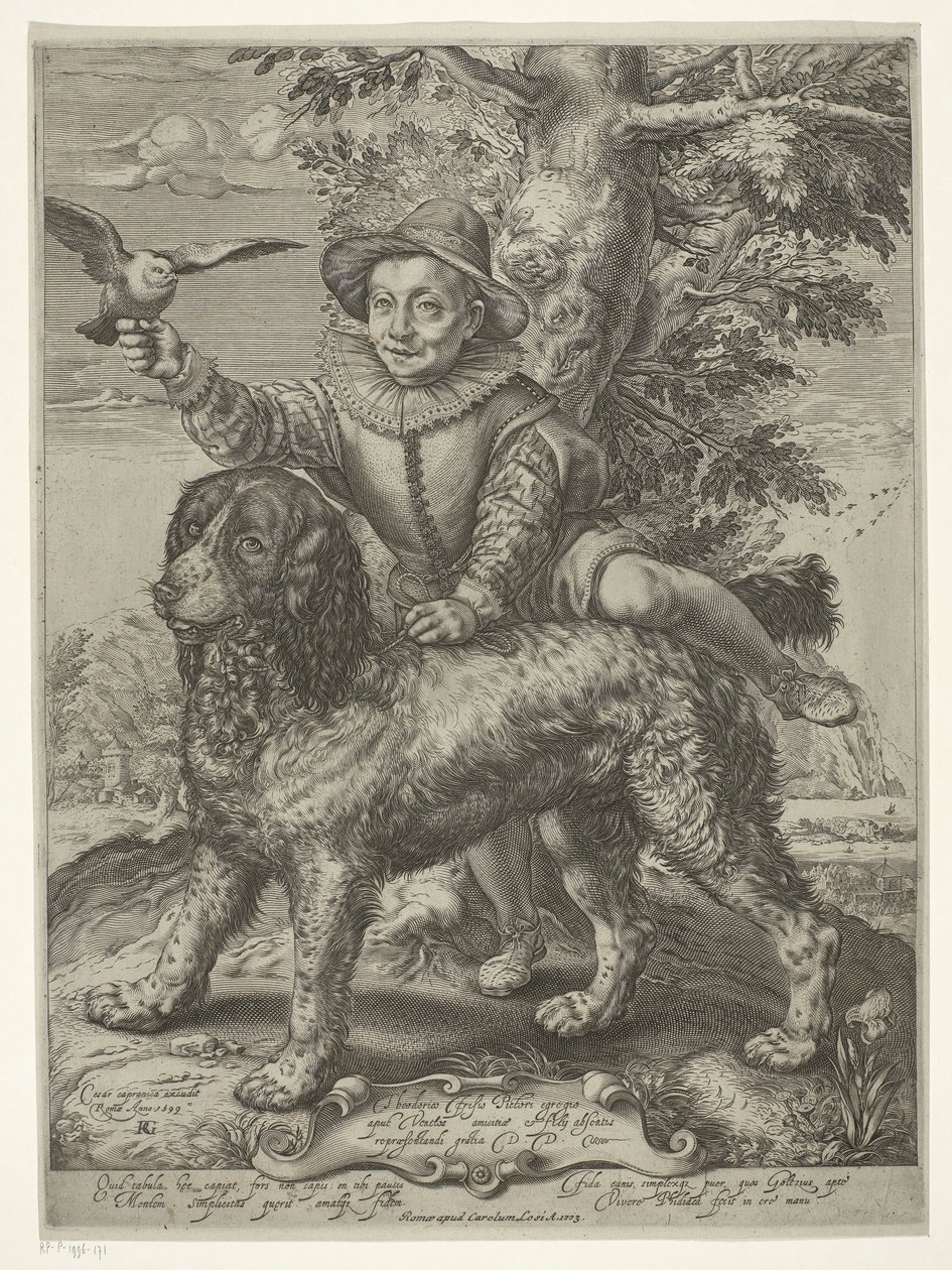 Retrato de Frederik de Vries de Raffaello Guidi