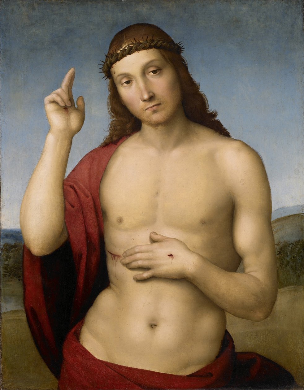 Bênção de Cristo de Raffaello Sanzio Raphael