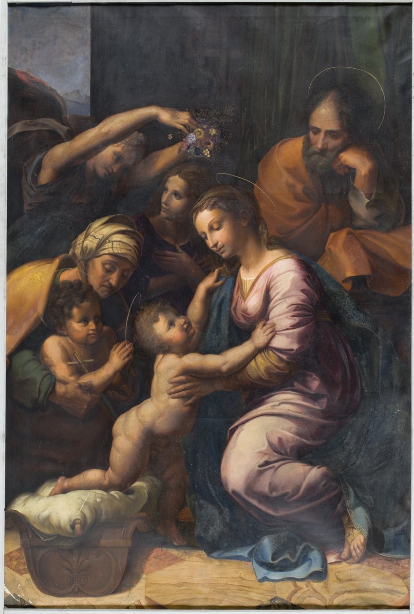 Sagrada Família de Francisco I de Raffaello Sanzio Raphael