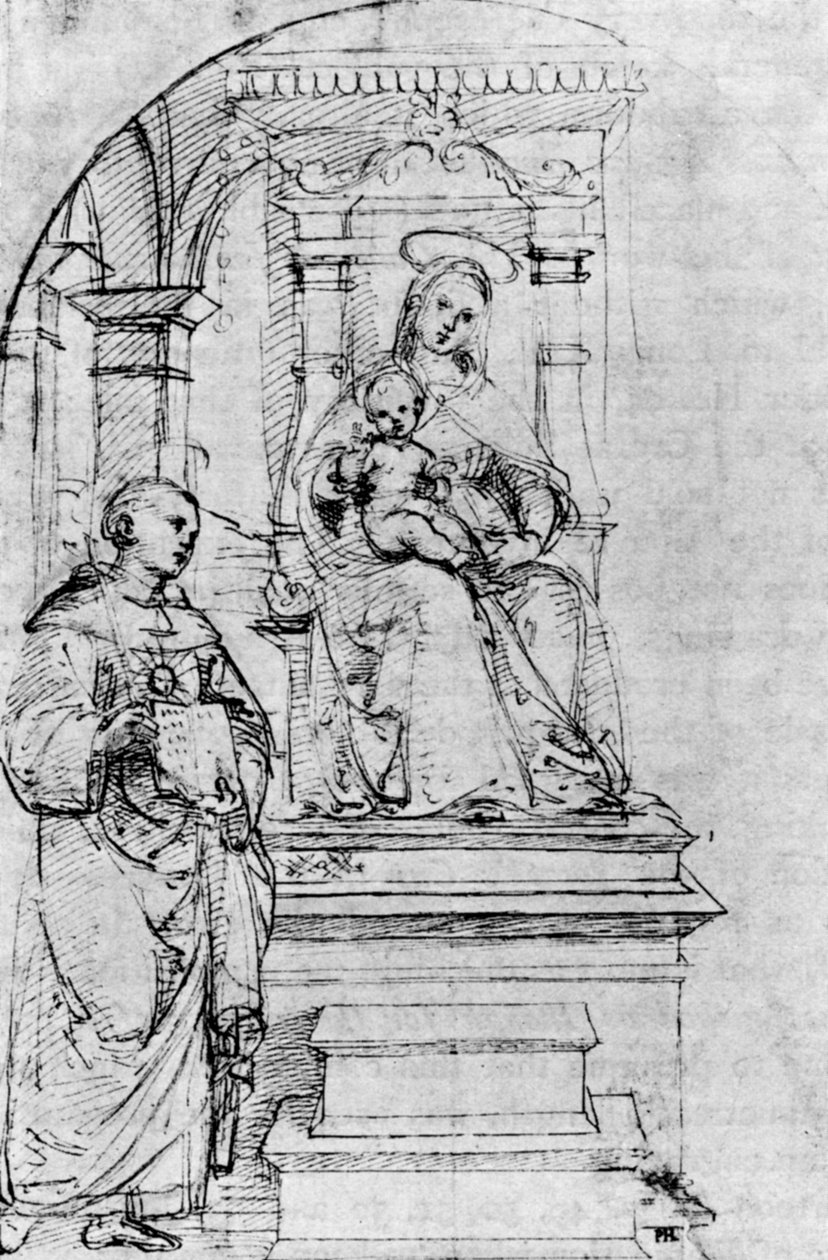 Nicolas De Tolentino, 1913. de Raffaello Sanzio Raphael