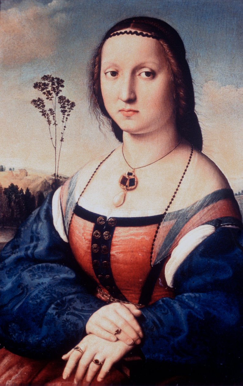 Retrato de Maddalena Doni, 1506 de Raffaello Sanzio Raphael
