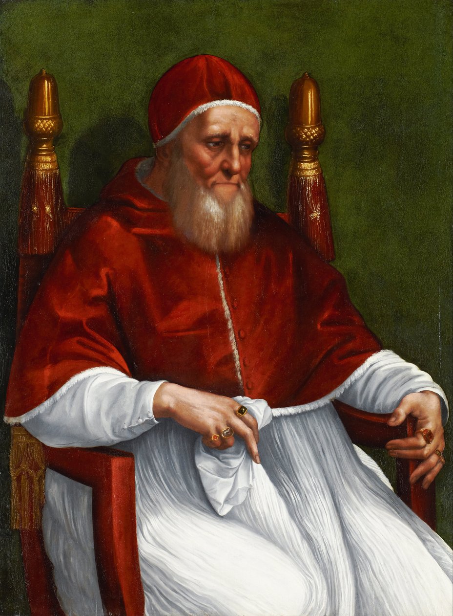 Retrato do Papa Júlio II de Raffaello Sanzio Raphael