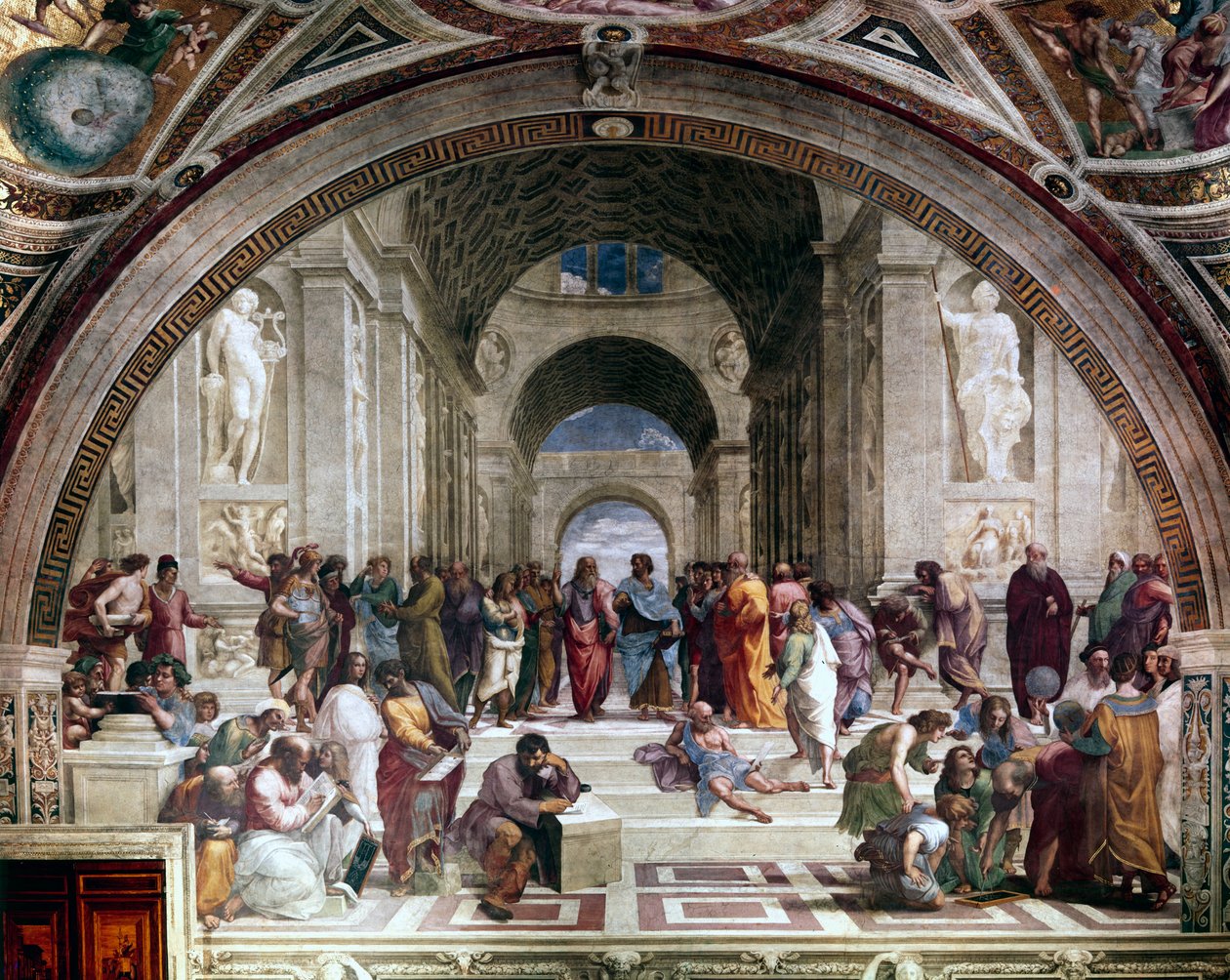 Escola de Atenas, c1510 de Raffaello Sanzio Raphael