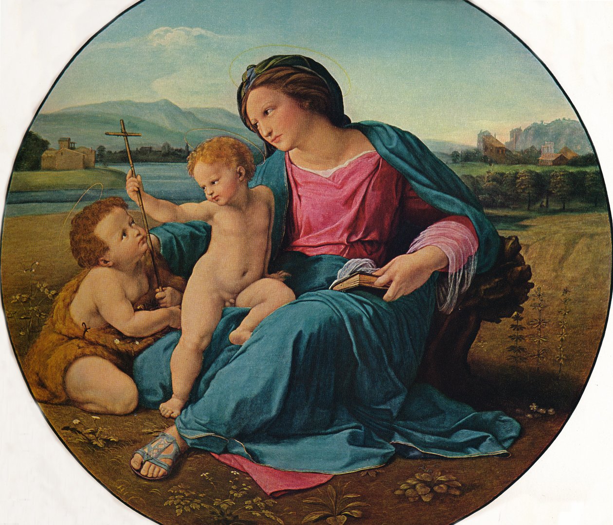 A Madona Alba, 1510 de Raffaello Sanzio Raphael