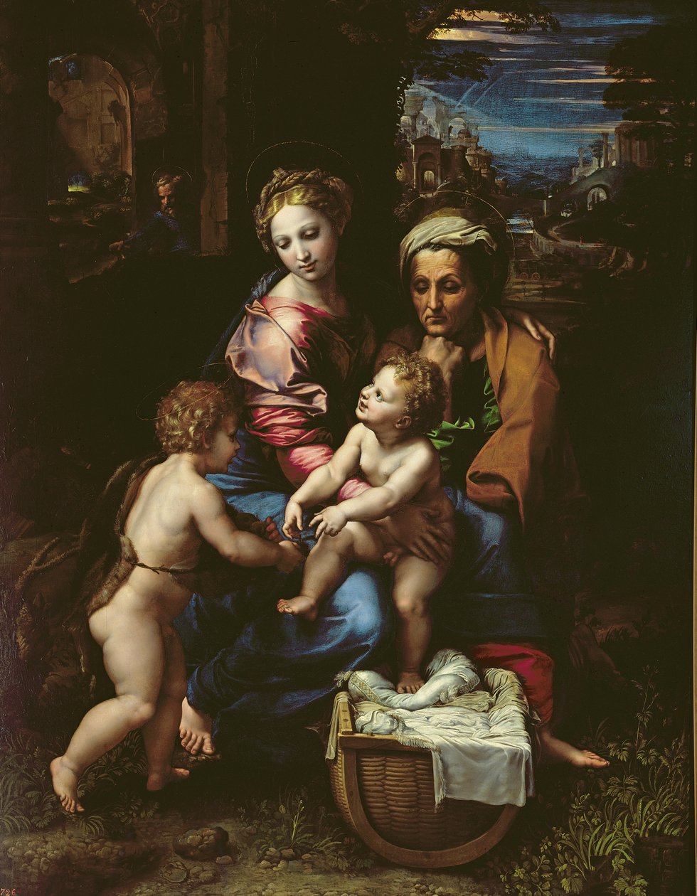 A Sagrada Família (La Perla) c.1518 | Impressão de arte
