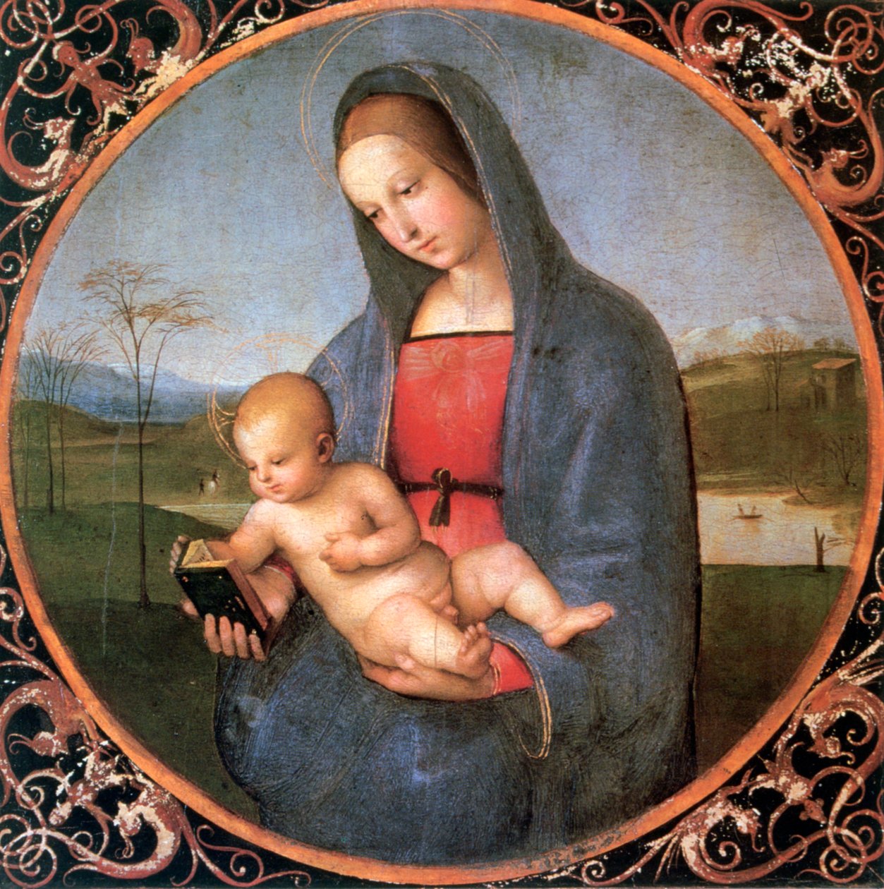 Madonna Conestabile, 1502-1503 de Raffaello Sanzio Raphael