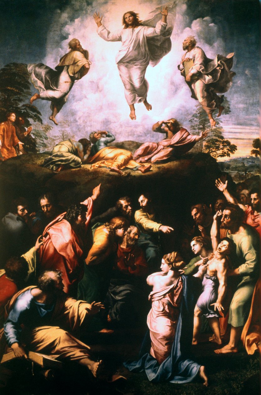 A Transfiguração, c1519-1520 de Raffaello Sanzio Raphael