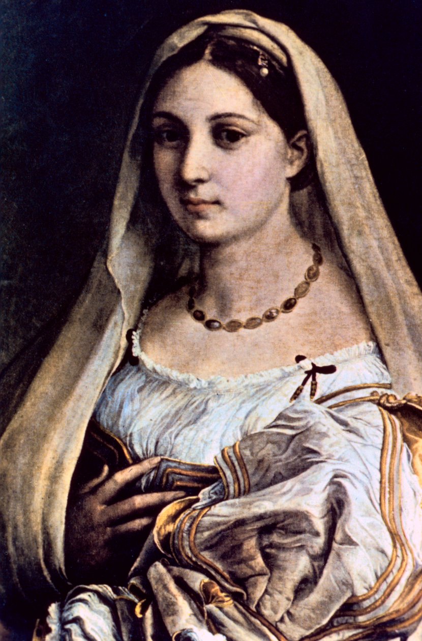 Mulher com um véu La Donna Velata, 151213 de Raffaello Sanzio Raphael