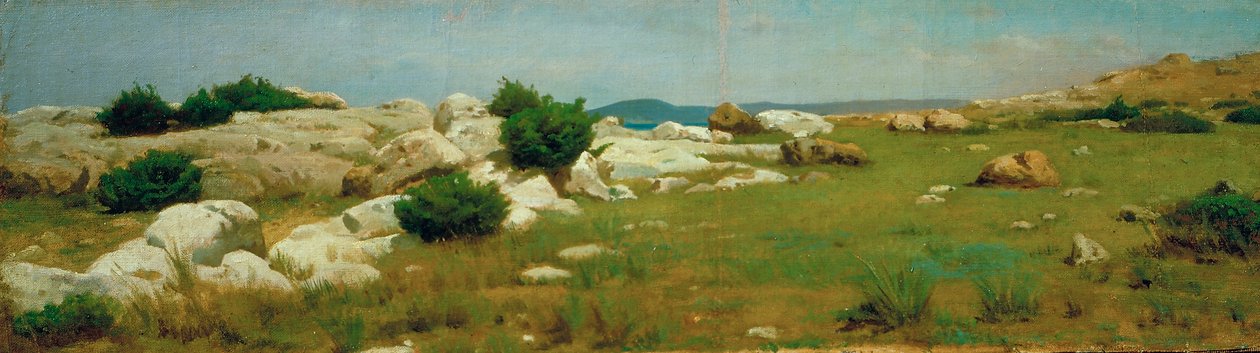 Castiglioncello (óleo sobre tela) de Raffaello Sernesi