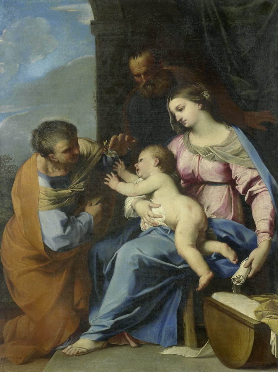 A Sagrada Família de Raffaello Vanni (attributed to)
