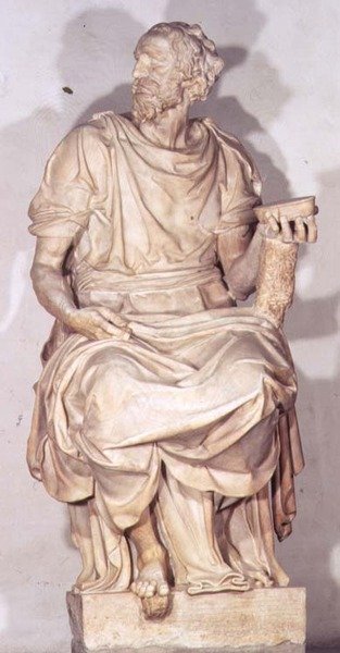 St. Damian (mármore) de Raffaello da Montelupo