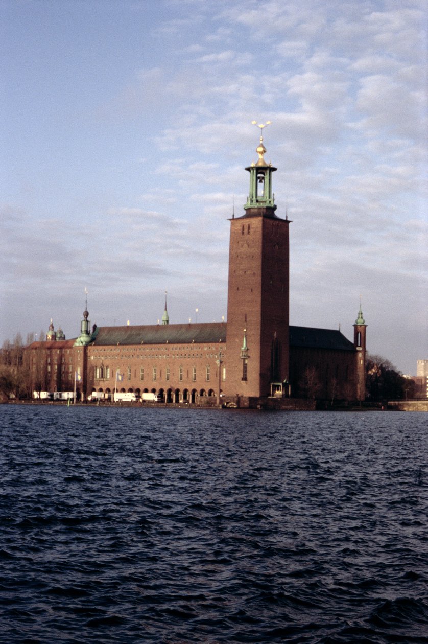 Prefeitura, ou prefeitura, construída em 1911-23 de Ragnar Ostberg