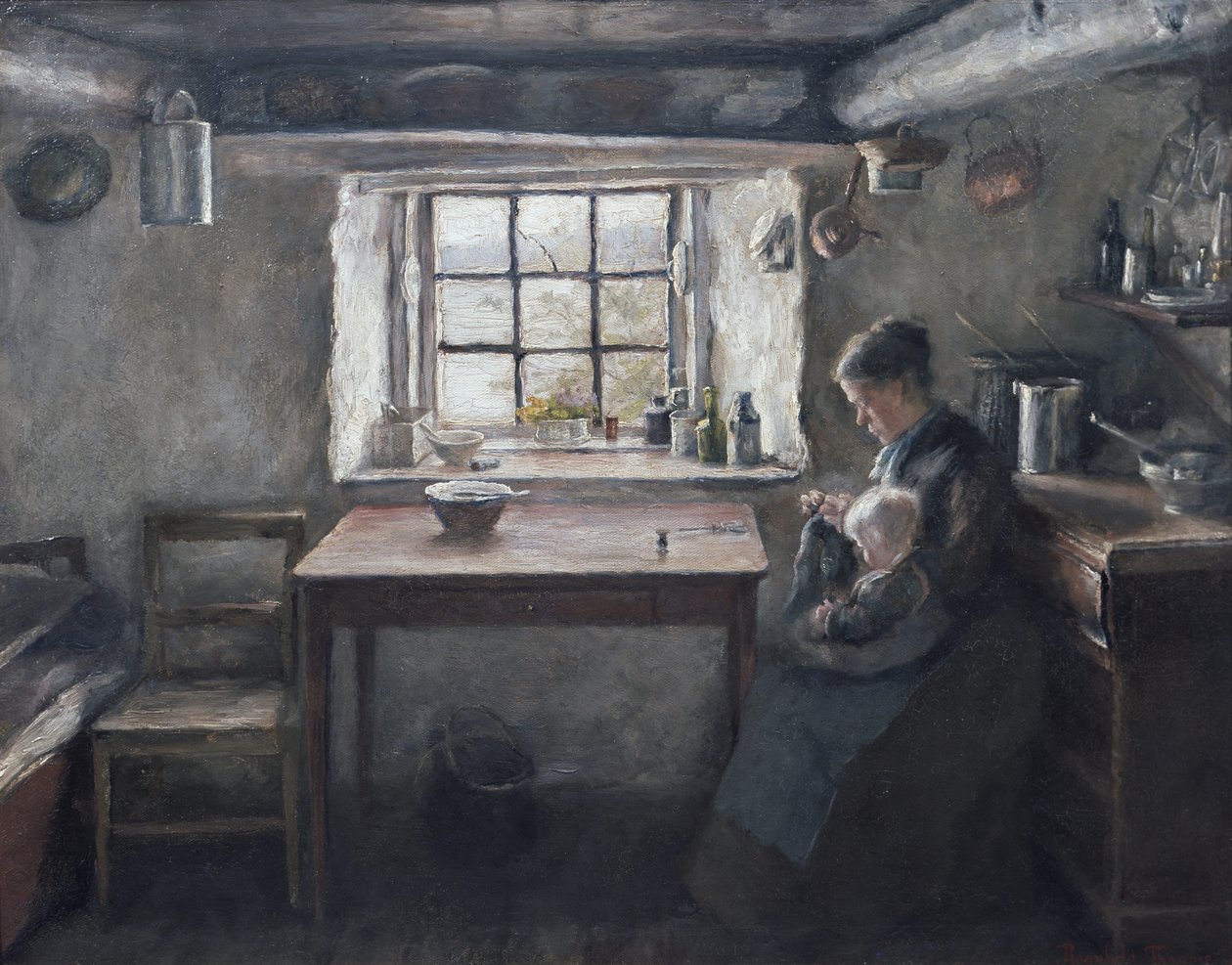 Interior da cozinha de Ragnhild Thrane