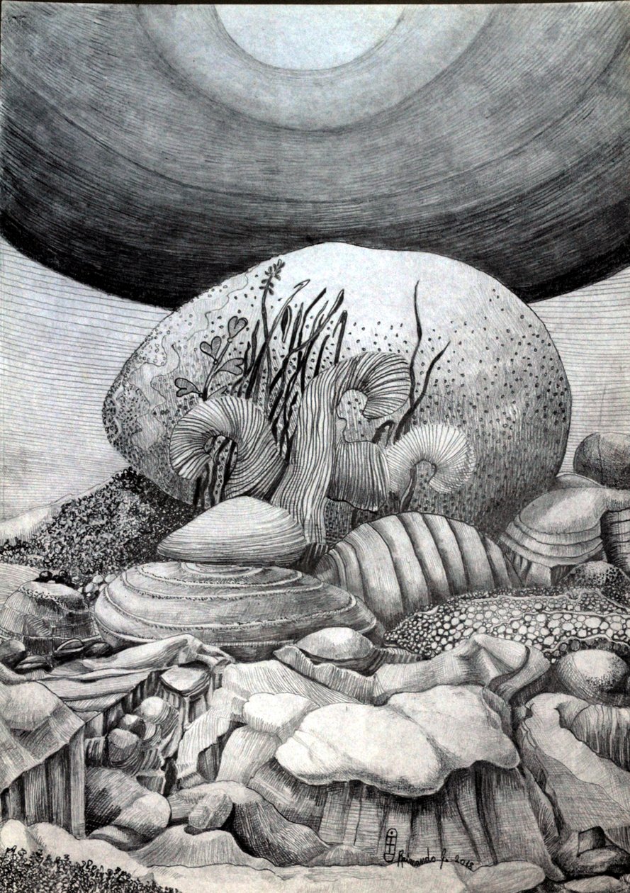 o ovo de pedra de Raimondo Gambino