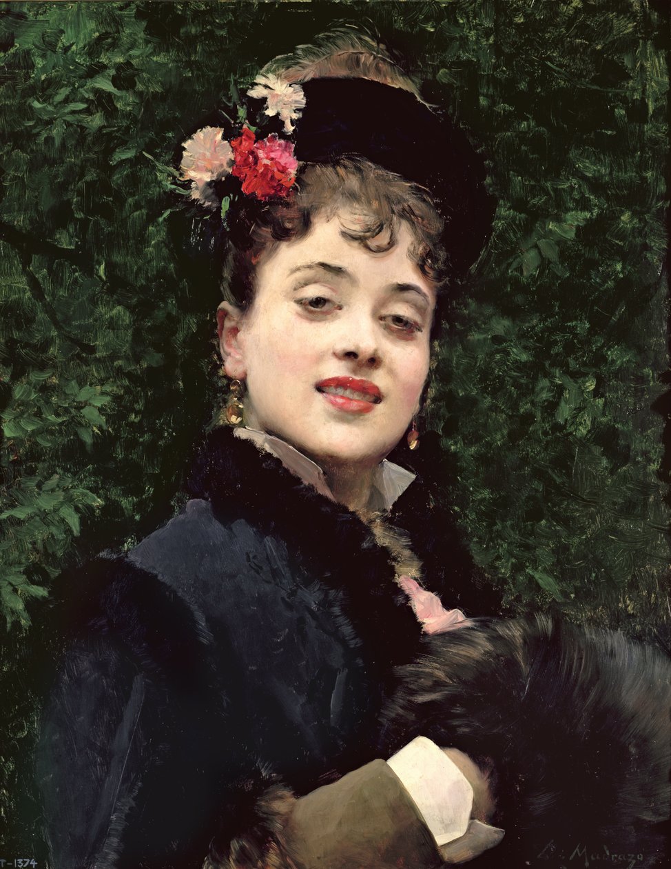 Aline Masson, o modelo do artista de Raimundo de Madrazo y Garreta