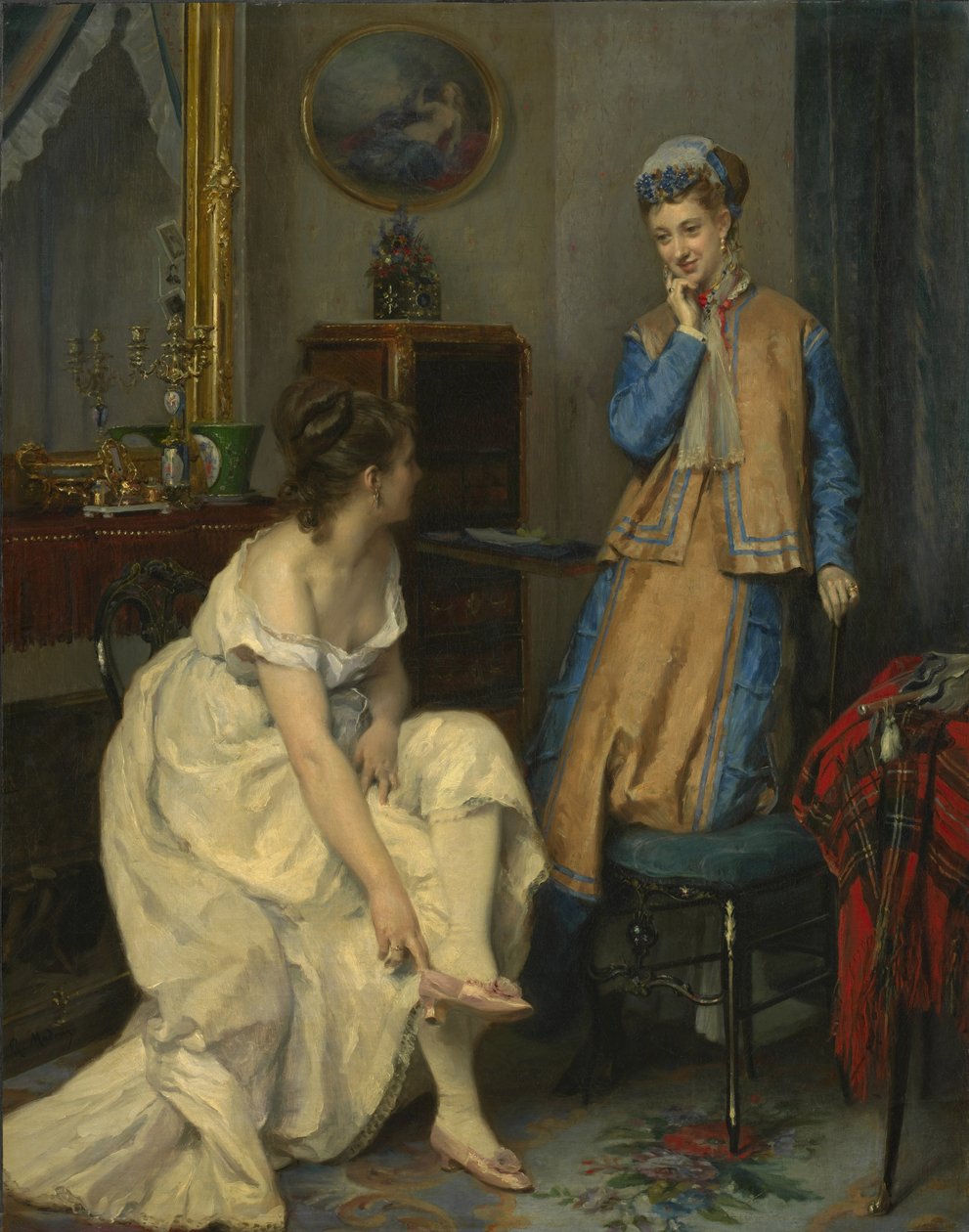 Confidências, c.1870 de Raimundo de Madrazo y Garreta