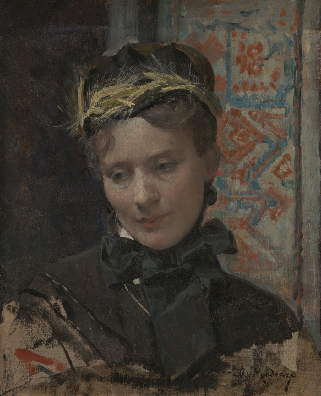 Retrato de uma senhora, 1885-1896 de Raimundo de Madrazo y Garreta