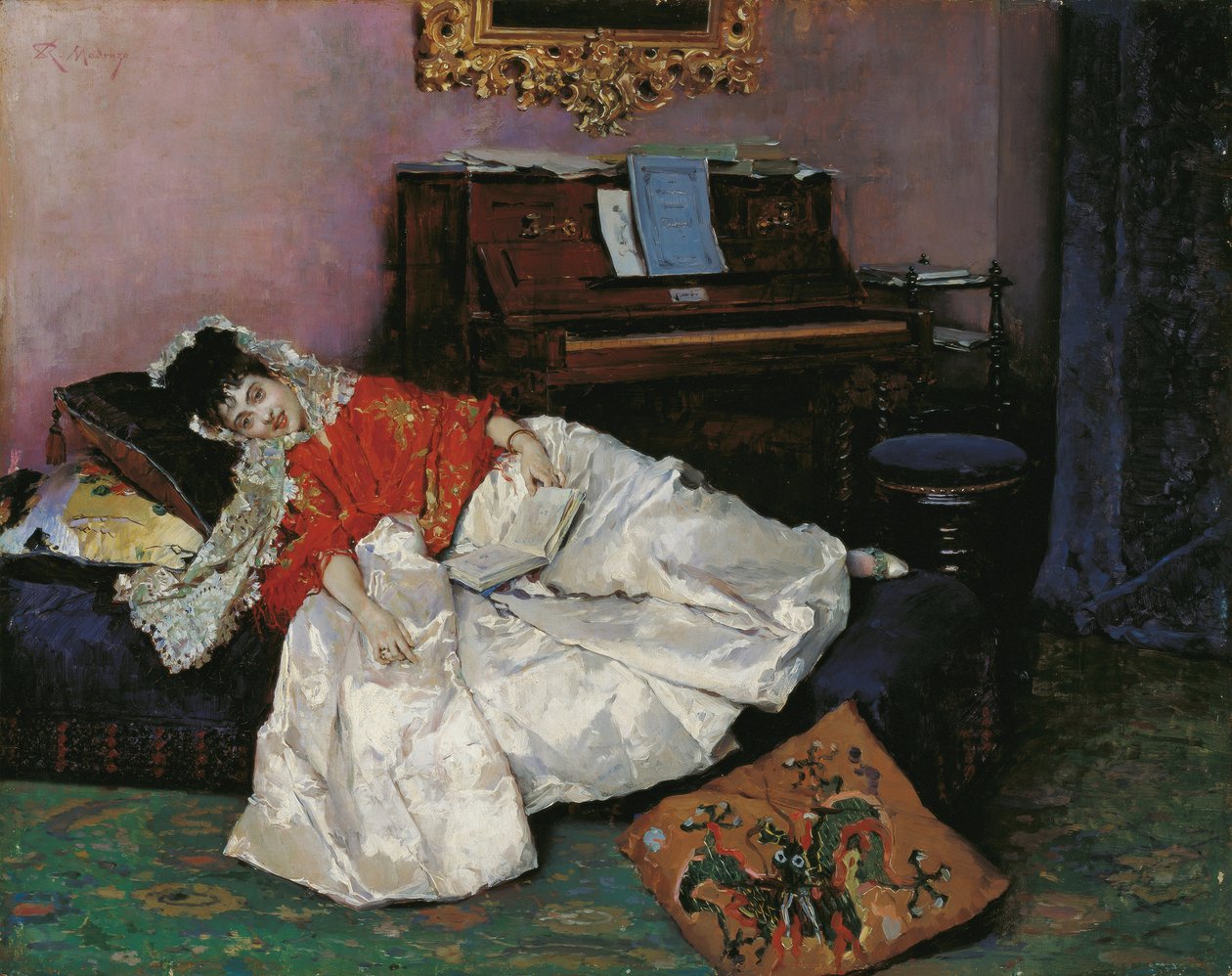 A leitura Aline Masson de Raimundo de Madrazo y Garreta