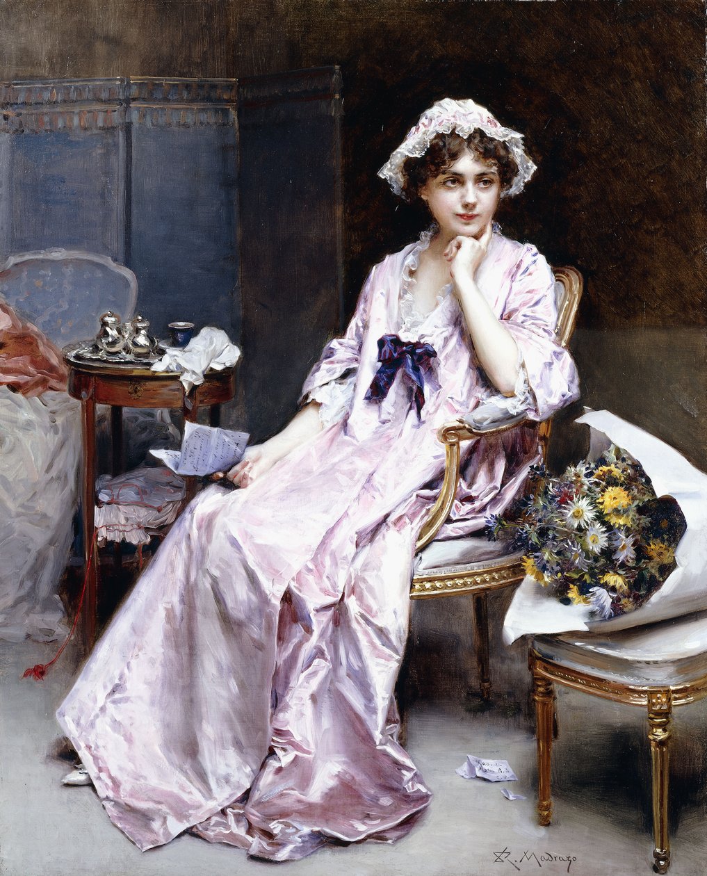A senhora relutante de Raimundo de Madrazo y Garreta