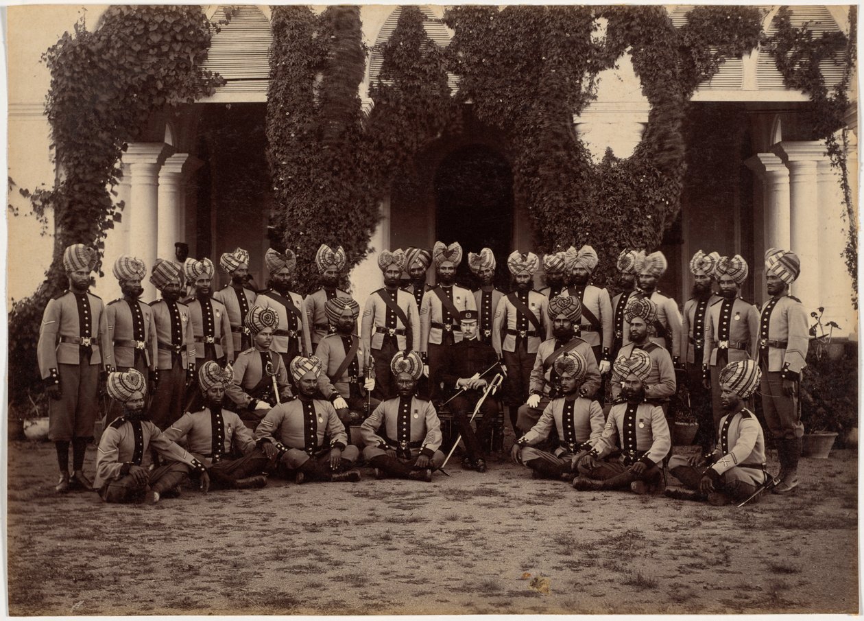 Destacamento do batalhão de Bhopal em Indore de Raja Deen Dayal