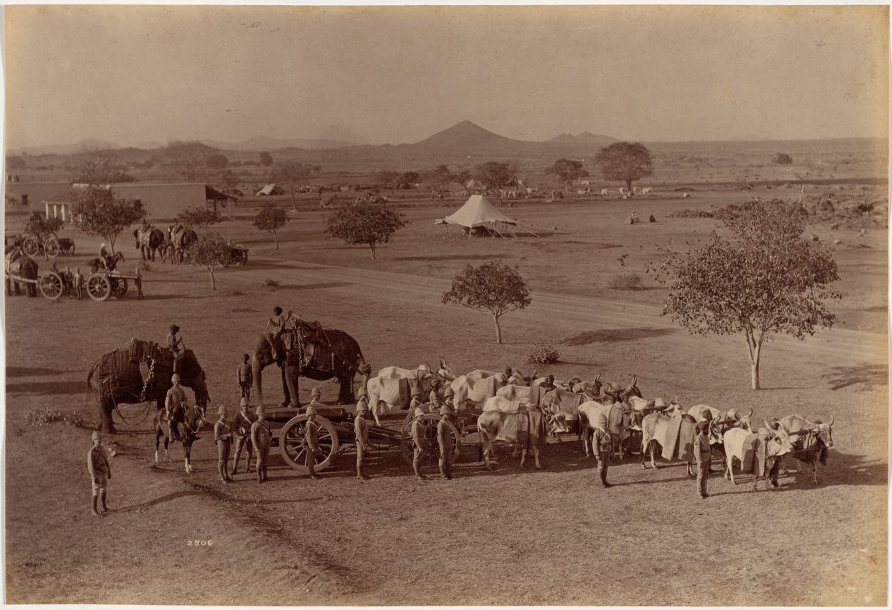 Bateria de campanha pesada, Jhansi de Raja Deen Dayal