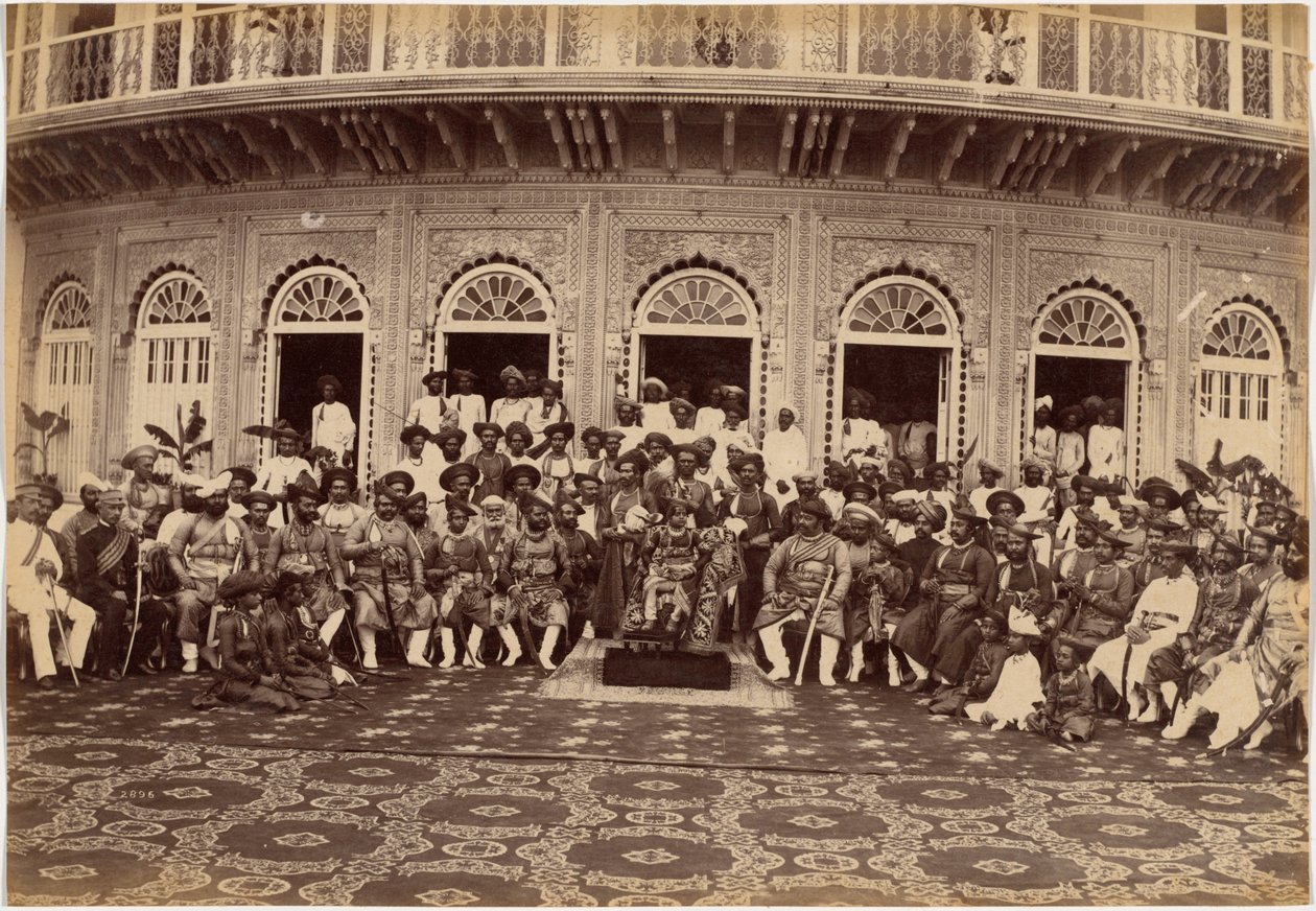 Maharaja Scindia, nobres e altos funcionários, Gwalior de Raja Deen Dayal