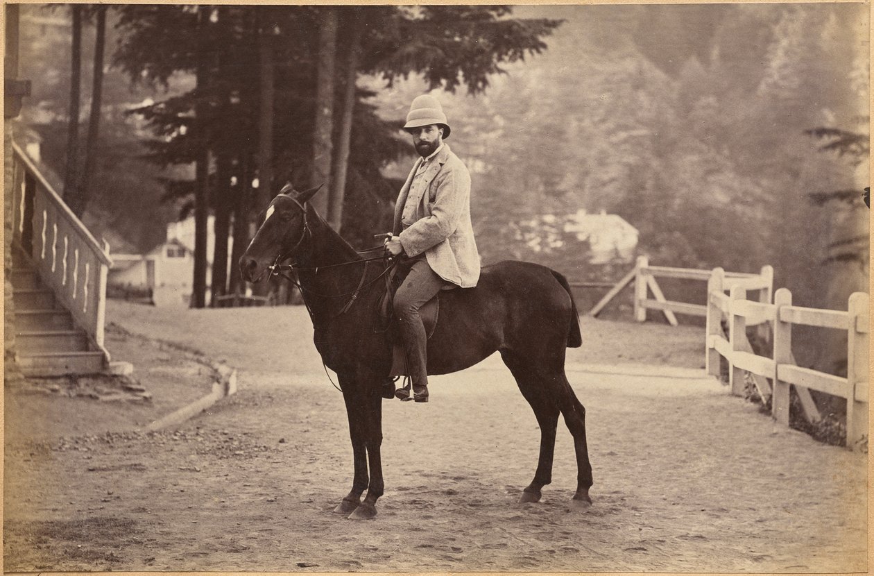 Sr. Nowell, Shimla (recto, em baixo) de Raja Deen Dayal