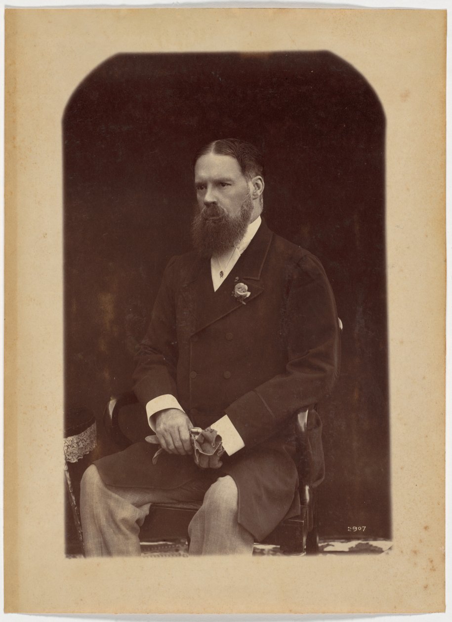 Retrato de um cavalheiro de Raja Deen Dayal