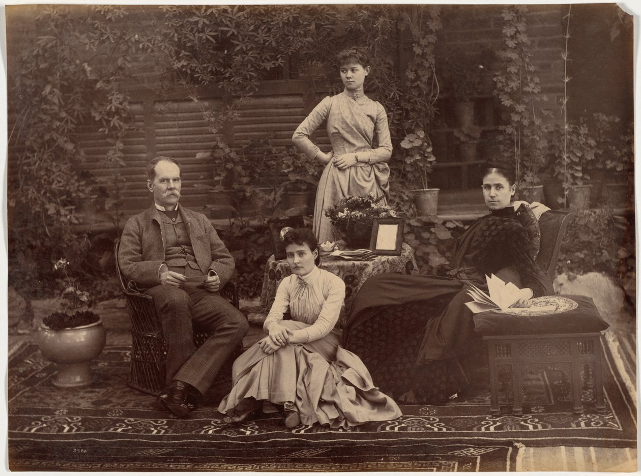 Sir Auckland Colvin e família, Shimla de Raja Deen Dayal