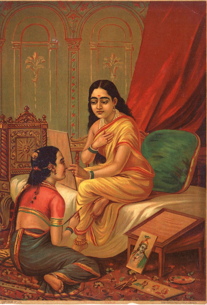 Chitralekha, de Raja Ravi Varma de Raja Ravi Varma