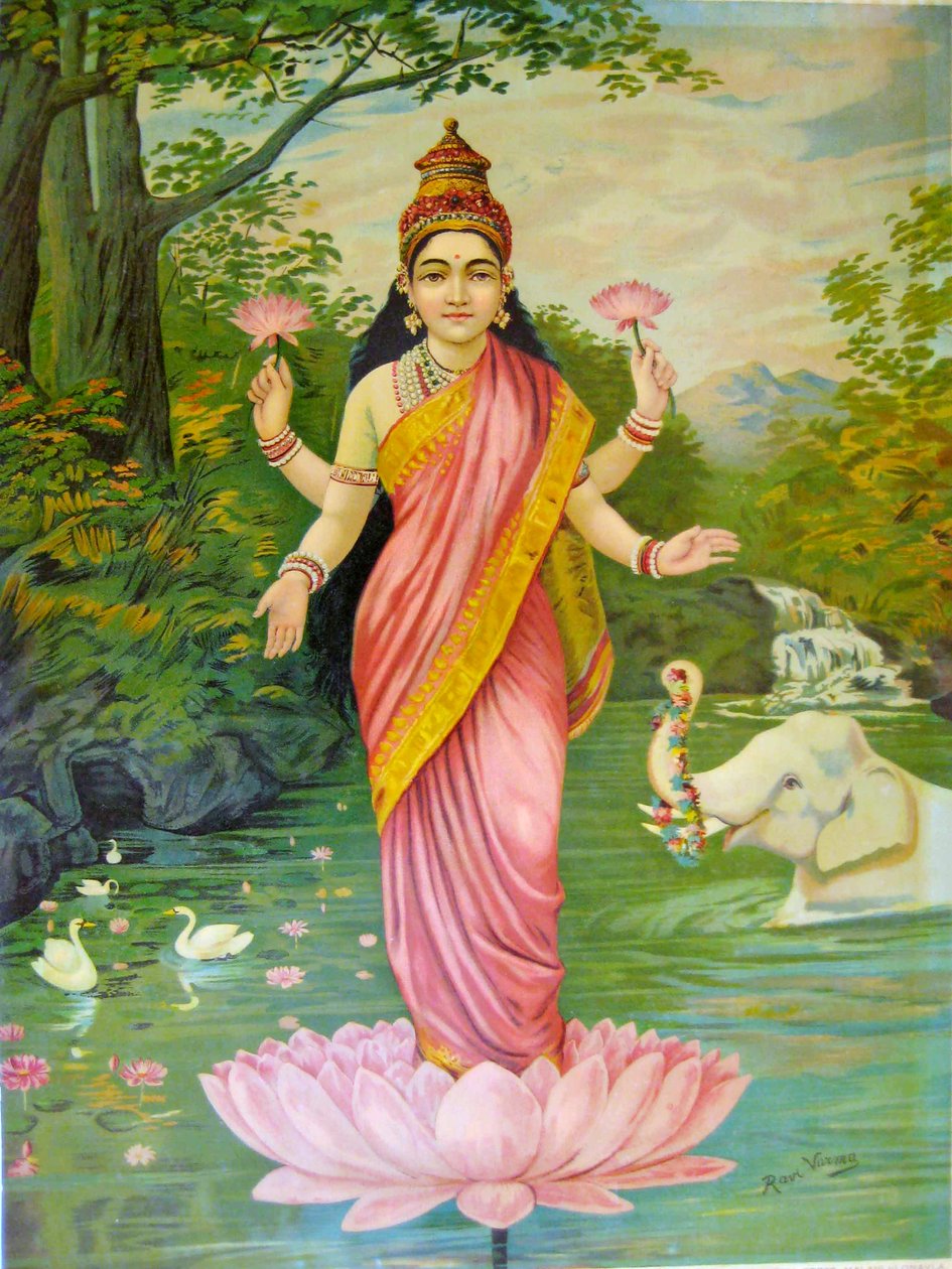 Lakshmi de Raja Ravi Varma de Raja Ravi Varma
