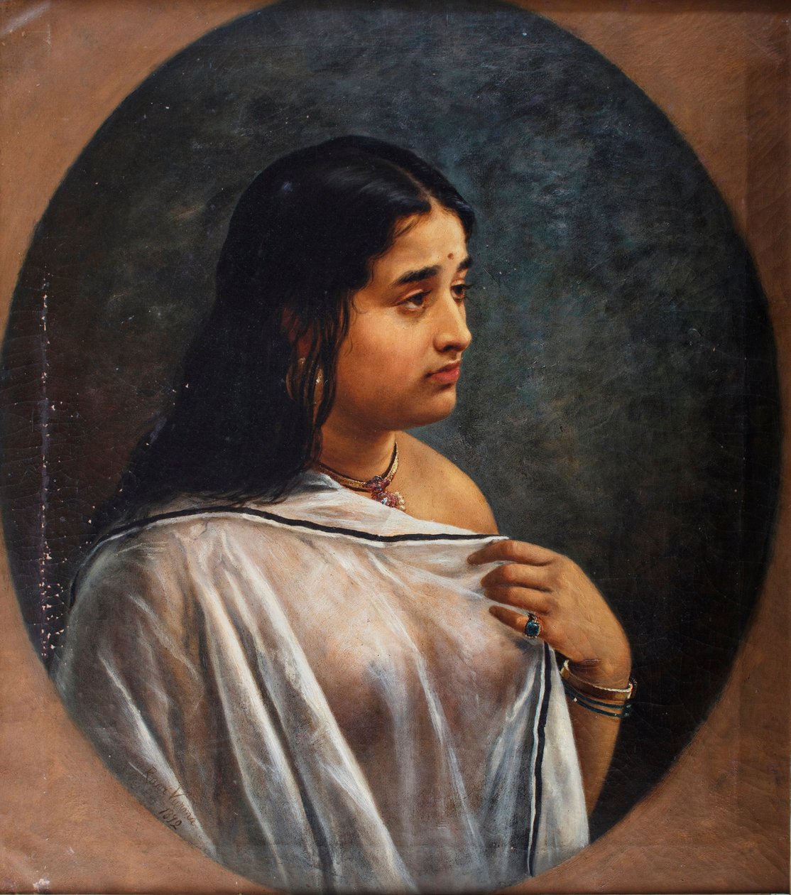 Malayali Lady, de Raja Ravi Varma de Raja Ravi Varma