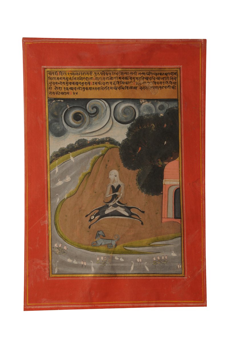 Pintura em miniatura de Ragamala, Rajastão talvez Bundi, início do século XIX de Rajasthani School