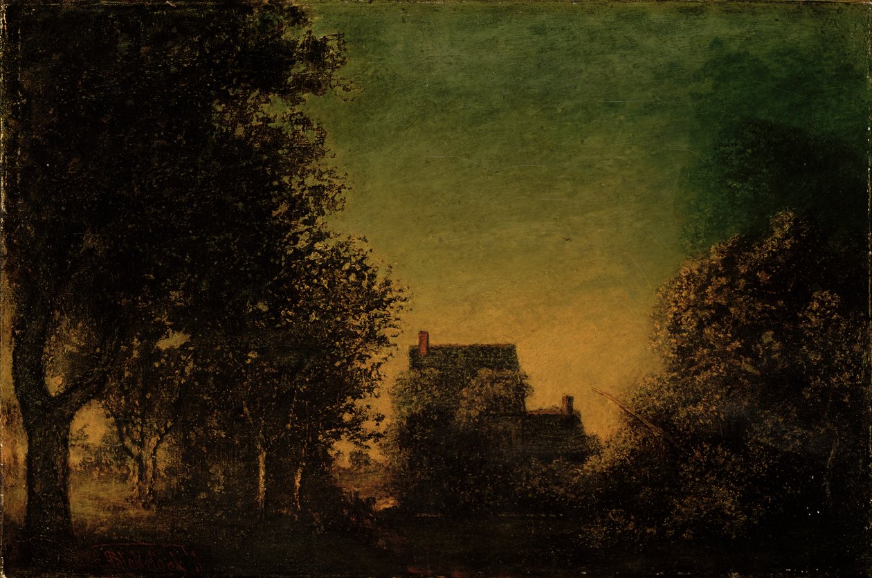 Borda da Floresta, c.1880-90 de Ralph Albert Blakelock