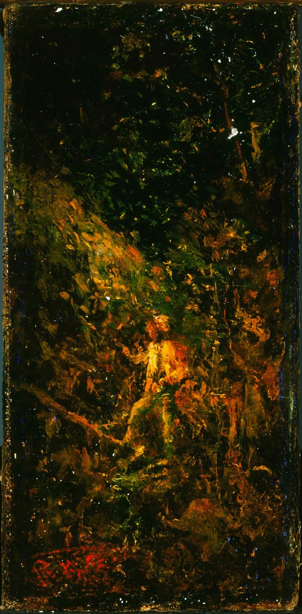 Figura em uma paisagem de Ralph Albert Blakelock