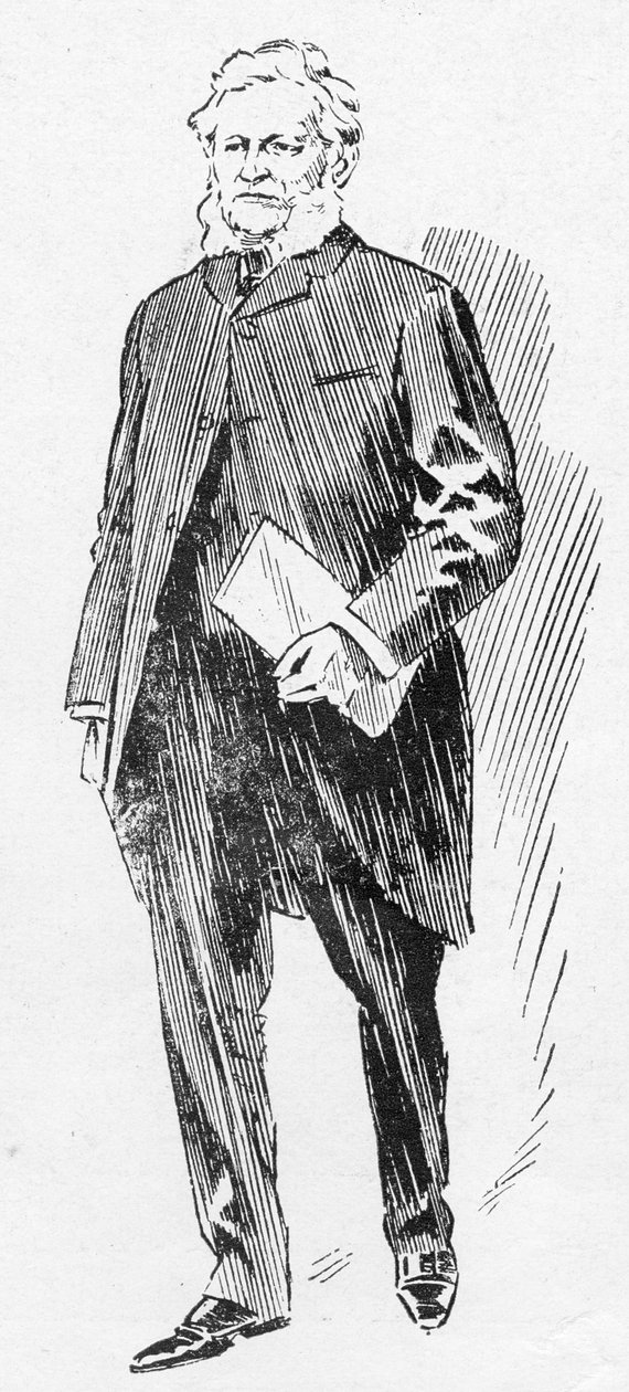 Bastante estranho: O Sr. Jesse Collings, de um artigo intitulado "A remontagem do Parlamento", publicado em "The Graphic", 27 de outubro de 1906 de Ralph Cleaver