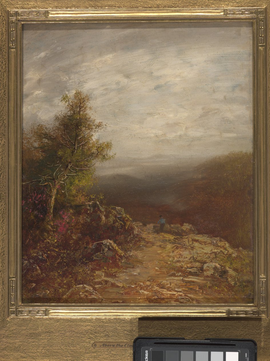 Above The Clouds (óleo sobre tela) de Ralph Albert Blakelock