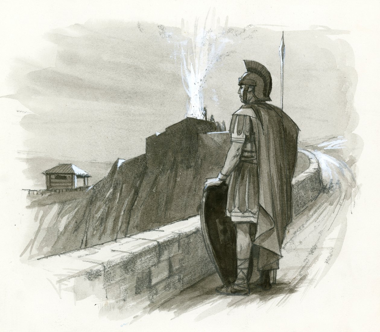 Um sinalizador romano de Ralph Bruce