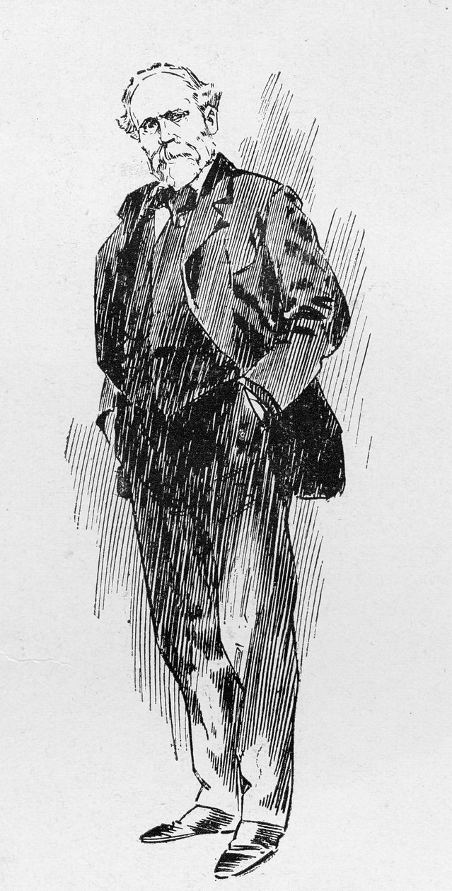 O Sr. Keir Hardie, o líder trabalhista, de um artigo intitulado "A remontagem do Parlamento", publicado em "The Graphic", 27 de outubro de 1906 de Ralph Cleaver