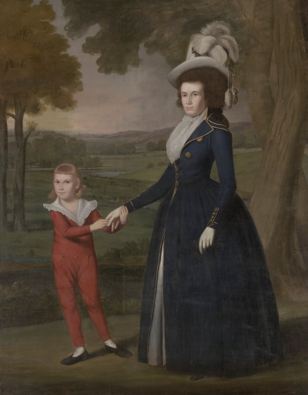 Laura Wolcott Moseley e Charles Moseley (1761 de Ralph Earl