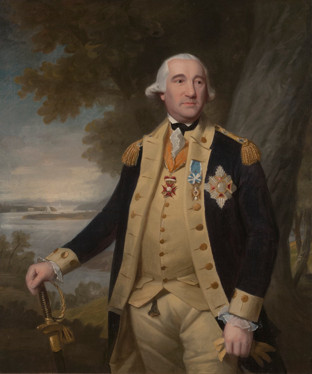 Major General Friedrich Wilhelm Augustus, Barão von Steuben (1730-1794) de Ralph Earl