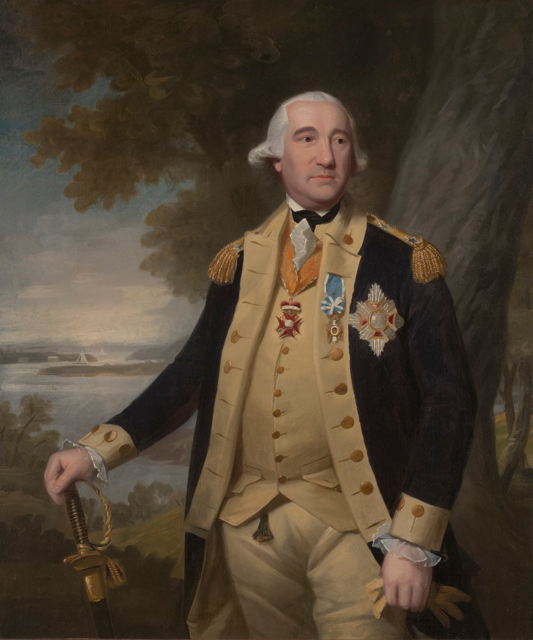 Major-General Friedrich Wilhelm Augustus, Barão von Steuben de Ralph Earl
